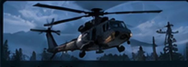 Military helicopter in Rust